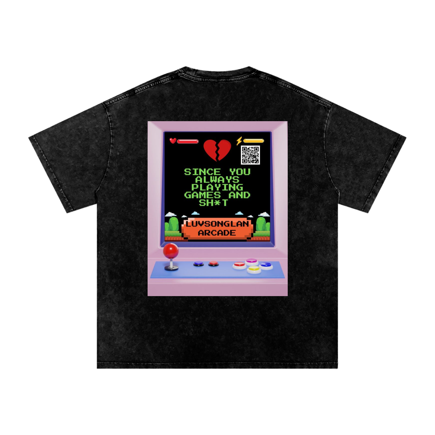 Luvsonglan Arcade tee back
