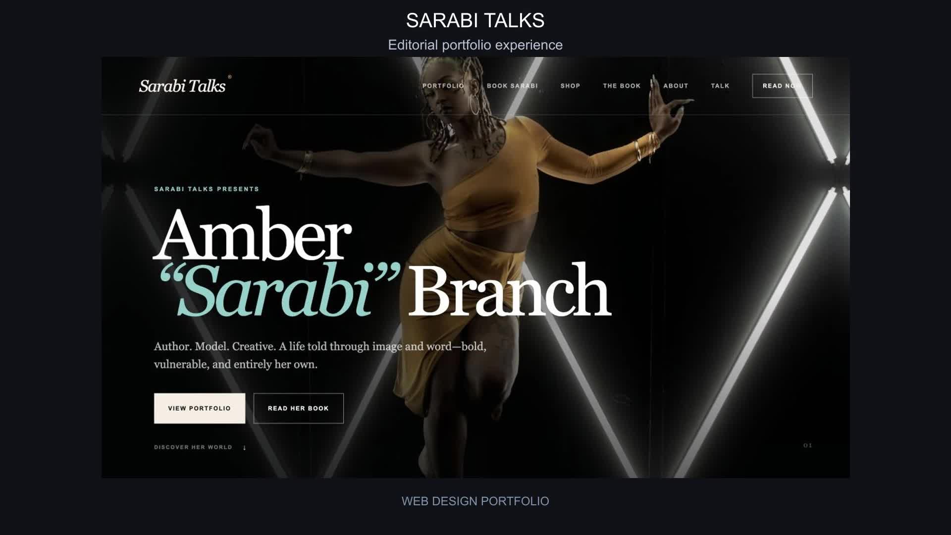 Sarabi Talks editorial website